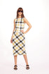 Kaja Top - Canary Plaid